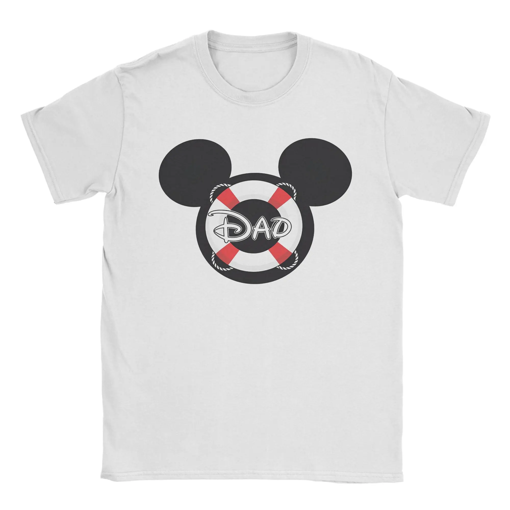 

Men Mickey Mouse Dad T-Shirts 100% Cotton Clothes Summer Short Sleeve T-Shirt O Neck Hipster Pattern Tee Shirt Plus Size