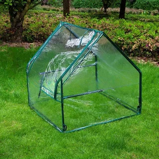 Transparent Plastic Greenhouse Cover -Plant Tent for Flowers, Vegetables, and Indoor/Outdoor Use (Iron Frame Not Included)