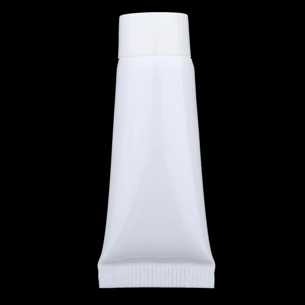White Empty Cosmetic Container Squeeze Plastic Tubes for Travel Lip Gloss Bottles Lotion Cream Sample Size