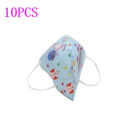 10/50 pçs crianças máscaras faciais descartáveis 5 camada máscara anti poeira máscara infantil menino e menina máscara protetora mascarillas maske