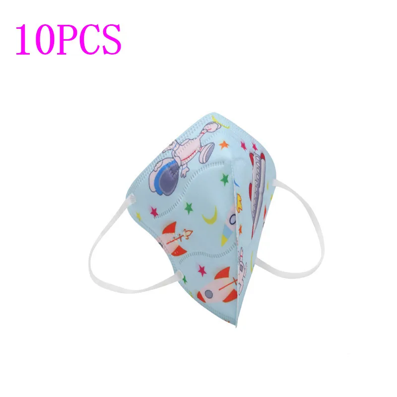 10/50pcs Kids Disposable Face Masks 5 Layer Masque Anti Dust Children's Mask Boy And Girl Protective Mask Mascarillas Maske