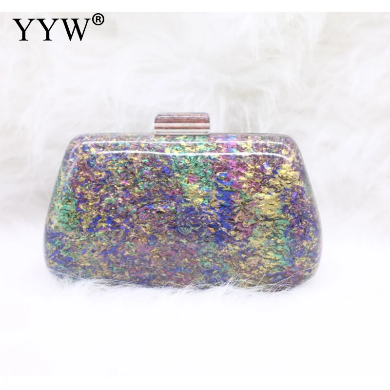 Mix Color Acrylic Clutch Bag 2022 Cocktail Wedding Party Purse Clutch Bags Acrylic in Handbags Formal Evening Bag Ladies Clutch