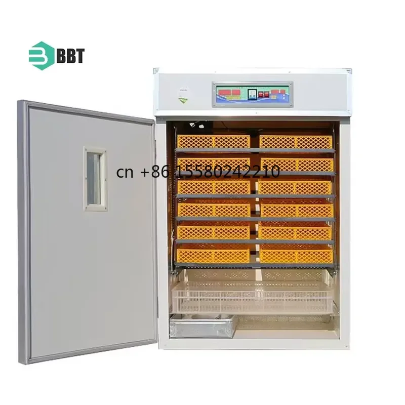 2026 hot for BBT 2025 Hot Sales 3000 Incubator 99 Percent Hatching Rate Automatic Turning Bird Breeding Machine 220V PP