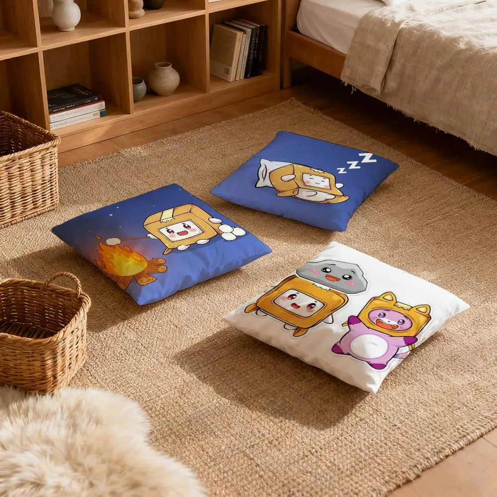 

Cartoob L-LankyBox Foxy Boxy Pillow Case Multi sized car cushions, luxurious home sofas, decorative pillowcases
