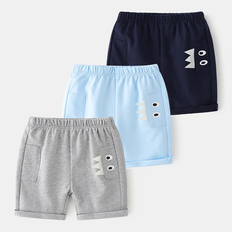 

Children's Summer Shorts Wholesale Boys' Cartoon Eyeballs Cropped Pants Baby Summer Clothing Pants Trendy