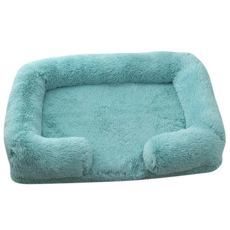 Dog Bed Dog Plush Pet Bed Winter Thickened Pad Dog Sleeping Bed Sofa Removable Pad Dog Small Large Dog square kennel image 3
