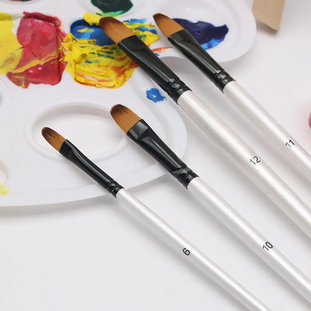 ชุดแปรงทาสีศิลปะดูแลง่ายชุดแปรงทาสีคุณภาพสูงสำหรับงานศิลปะสีน้ำมันสีน้ำอะคริลิกสำหรับงานฝีมือ