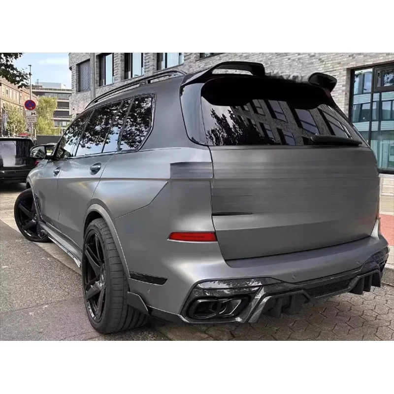 

High-Quality Real Carbon Fiber Rear Bumper Lip Spoiler Kit