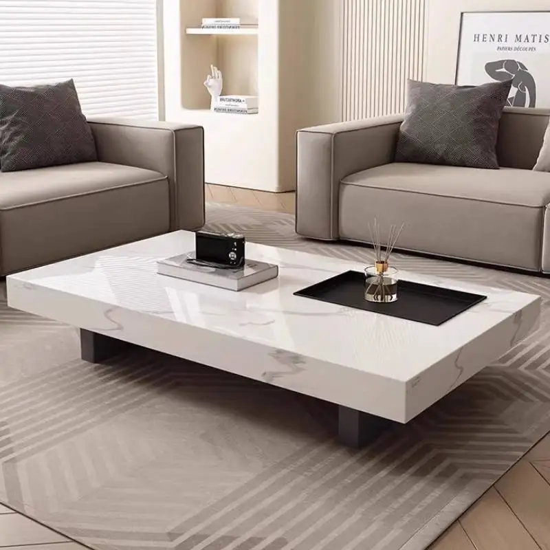 

Unique Drawer Coffee Table Black Style Gray White Nordic Coffee Table Center Marble Storage Mesa De Centro Sala Furniture Home