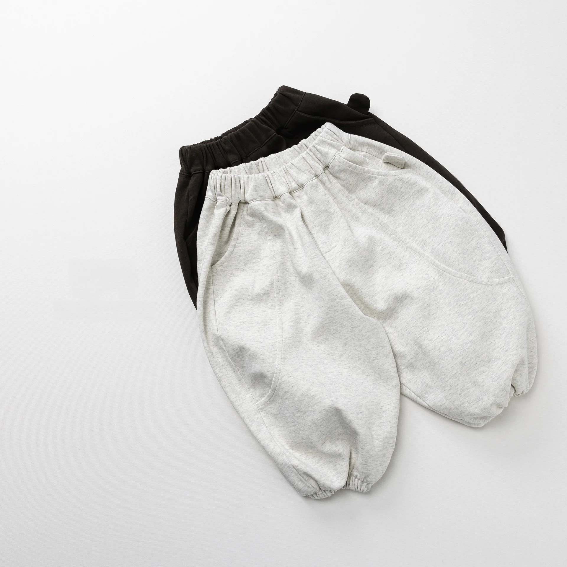 Children's Solid Color Pants Korean Style Pure Cotton Girls' Trousers Casual And Versatile Loose Fitting Boys' Clothing