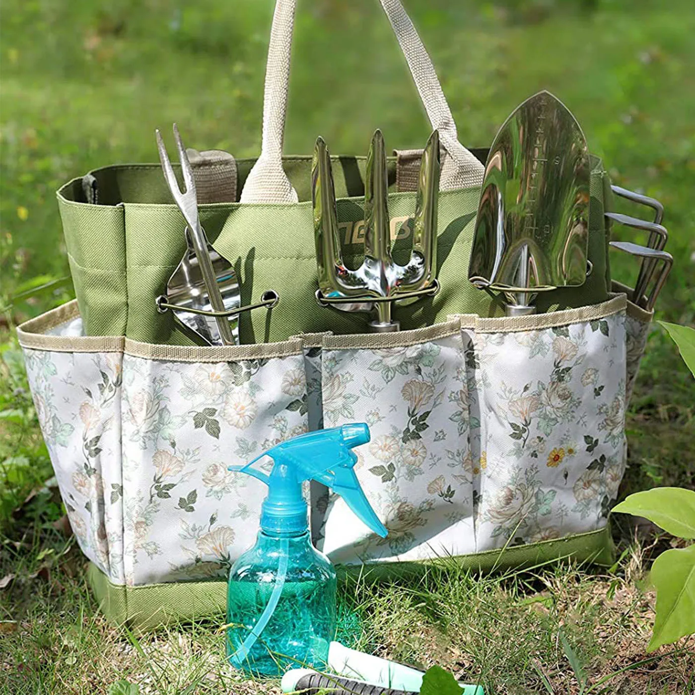 9ピースガーデニングツールセット、頑丈なステンレス鋼製ハンド - Gardening Tools For Women のレビューと価格
