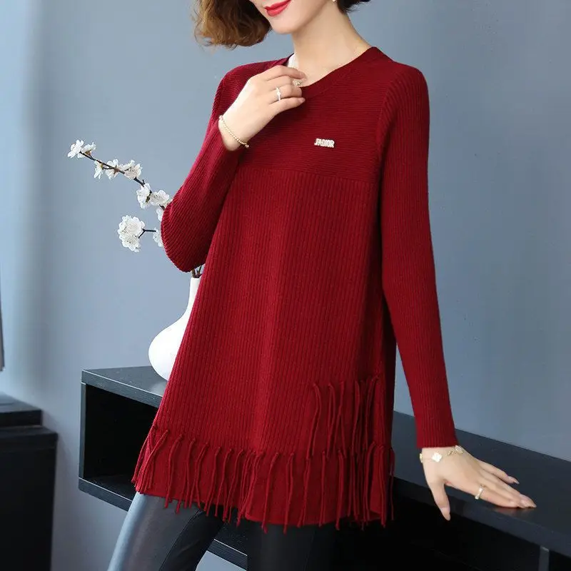 المرأة العصرية الخريف والشتاء سترة فضفاضة المرأة عارضة تنوعا بلون قاعدة قميص أنيق ومريح