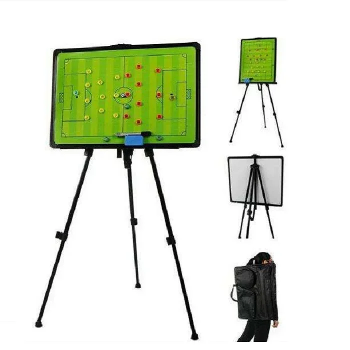 Multi functional training equipment portable vertical magnetic football soccer tactic coaching board