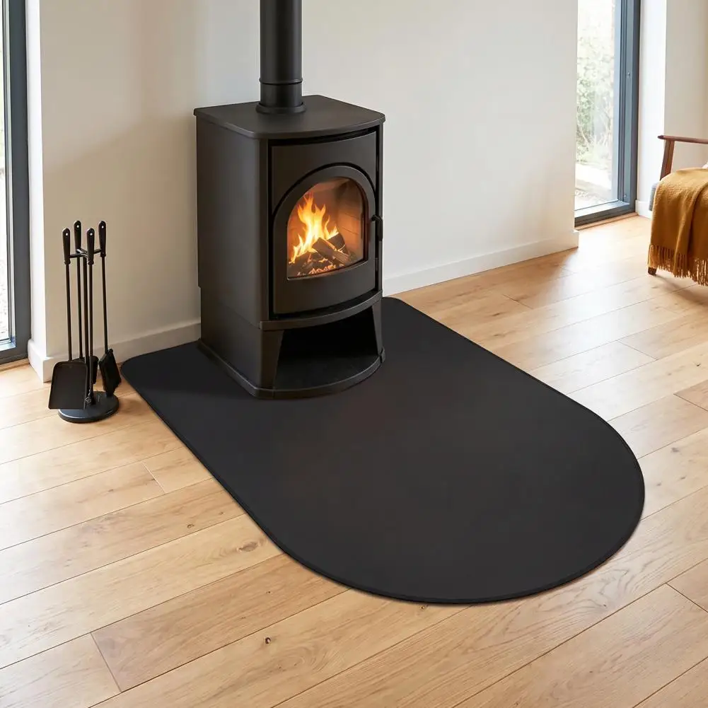 Fireproof Floor Mat for Fireplace Flame Resistant Shield for Welding under Grill Mats for Outdoor Bbq Double-sided Fireproof