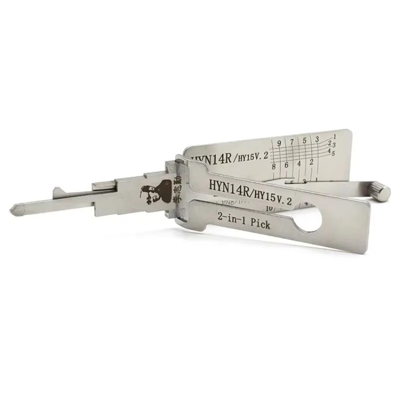 أفضل تصنيع بالجملة HYN14R HY15 2 في 1 أداة اختيار آمنة للالتقاط والتفريغ التلقائي لموردي Lishi smith #4