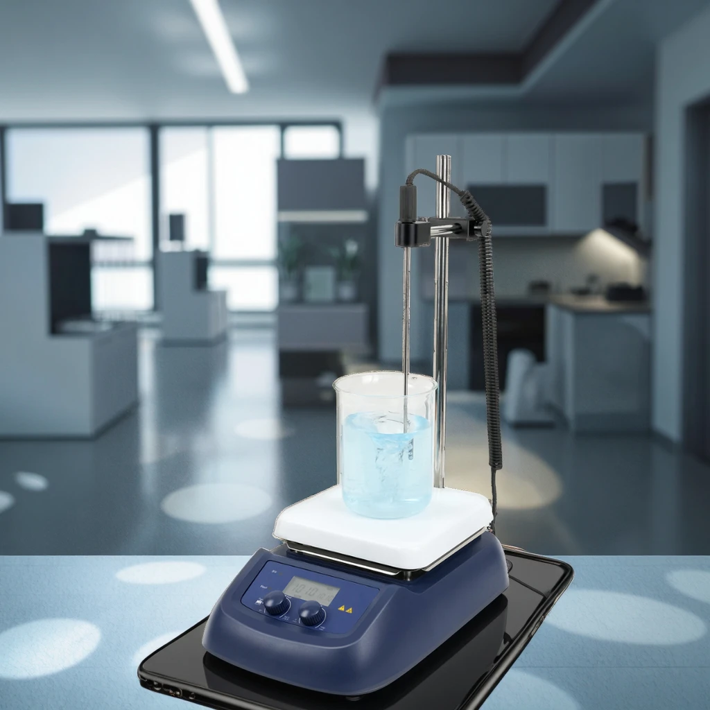 

20L Digital Magnetic Hotplate Stirrer MS7-H380-E 7 Inch LCD Aluminum Cover Ceramic Coating Good Laboratory Heating Equipment