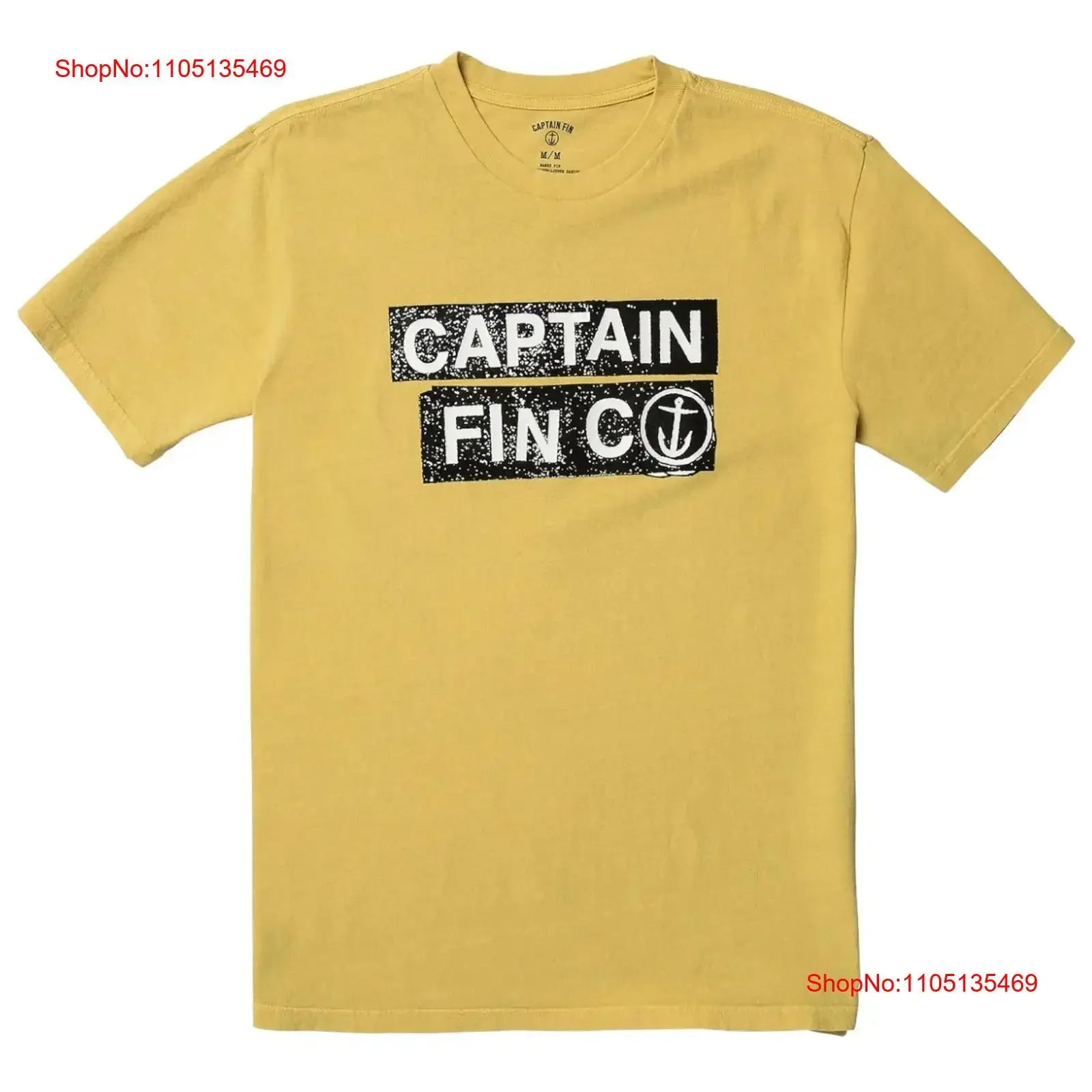 Captain Fin Dive Bars Mens Print T Shirt Casual Summer Cotton Top New vintage Washed Versatile Comfortable fashion