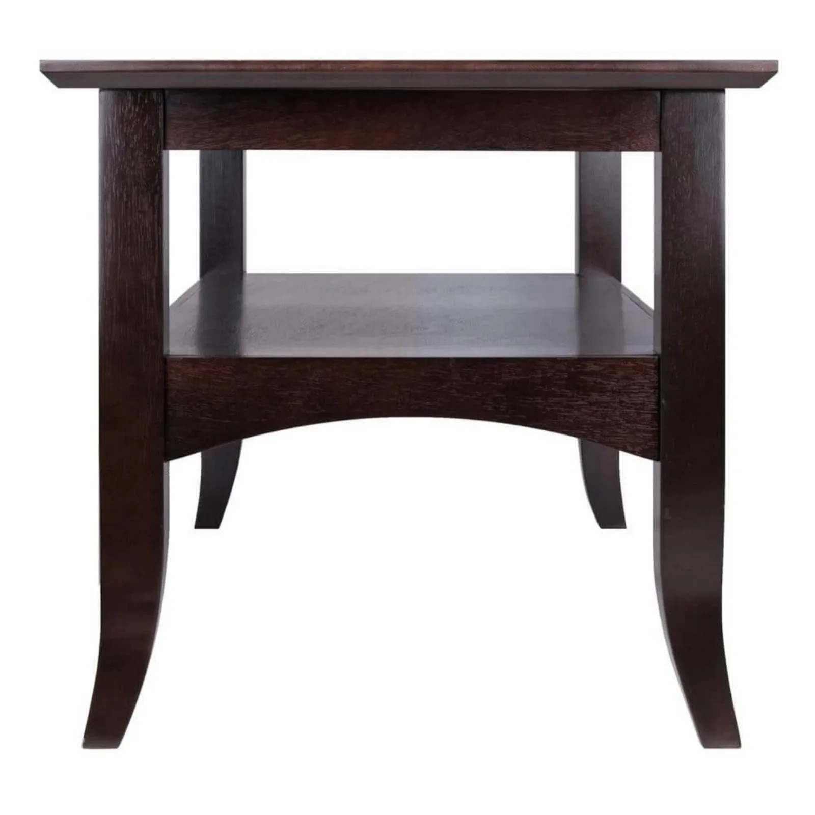 US 34 in. Coffee Rectangle Wood Coffee Table