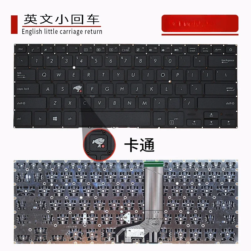 For  ASUS S4000V S4100V S4200U S4100U S4000U notebook keyboard