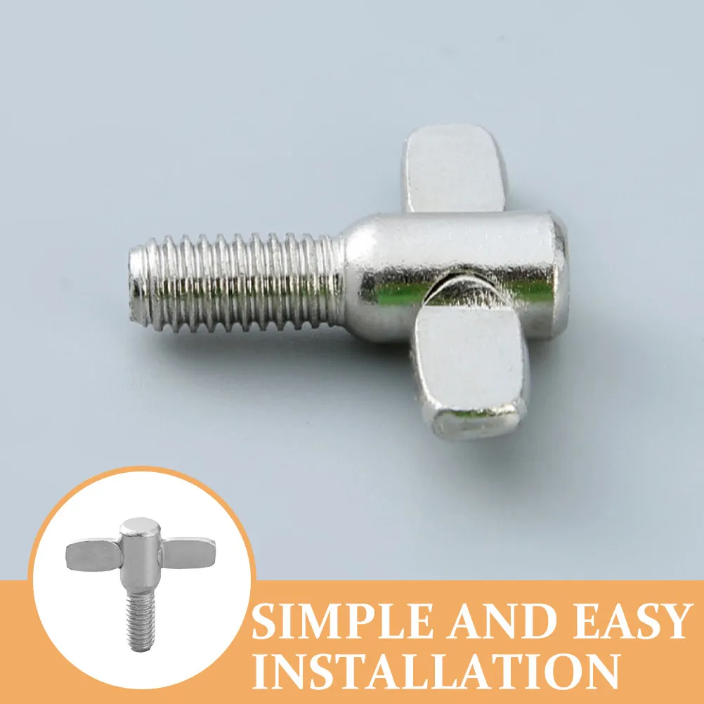 10Pcs Professional Grade Cymbal Wing Screw M6 Aluminum Alloy Drum Set Bolt for Drum Kit Cymbal Mounting Stability Safety
