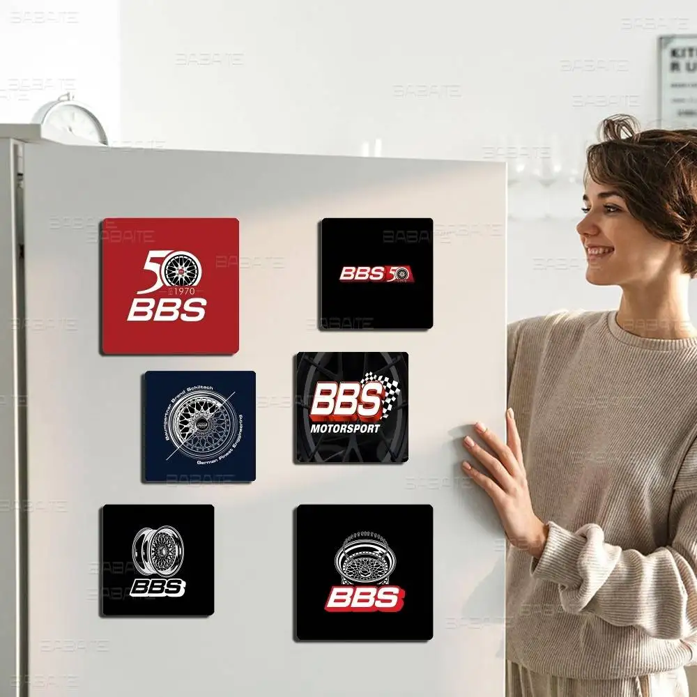 BBS LOGO Personalized Creative Classic Painting Magnets Fridge Photo Message Decorative