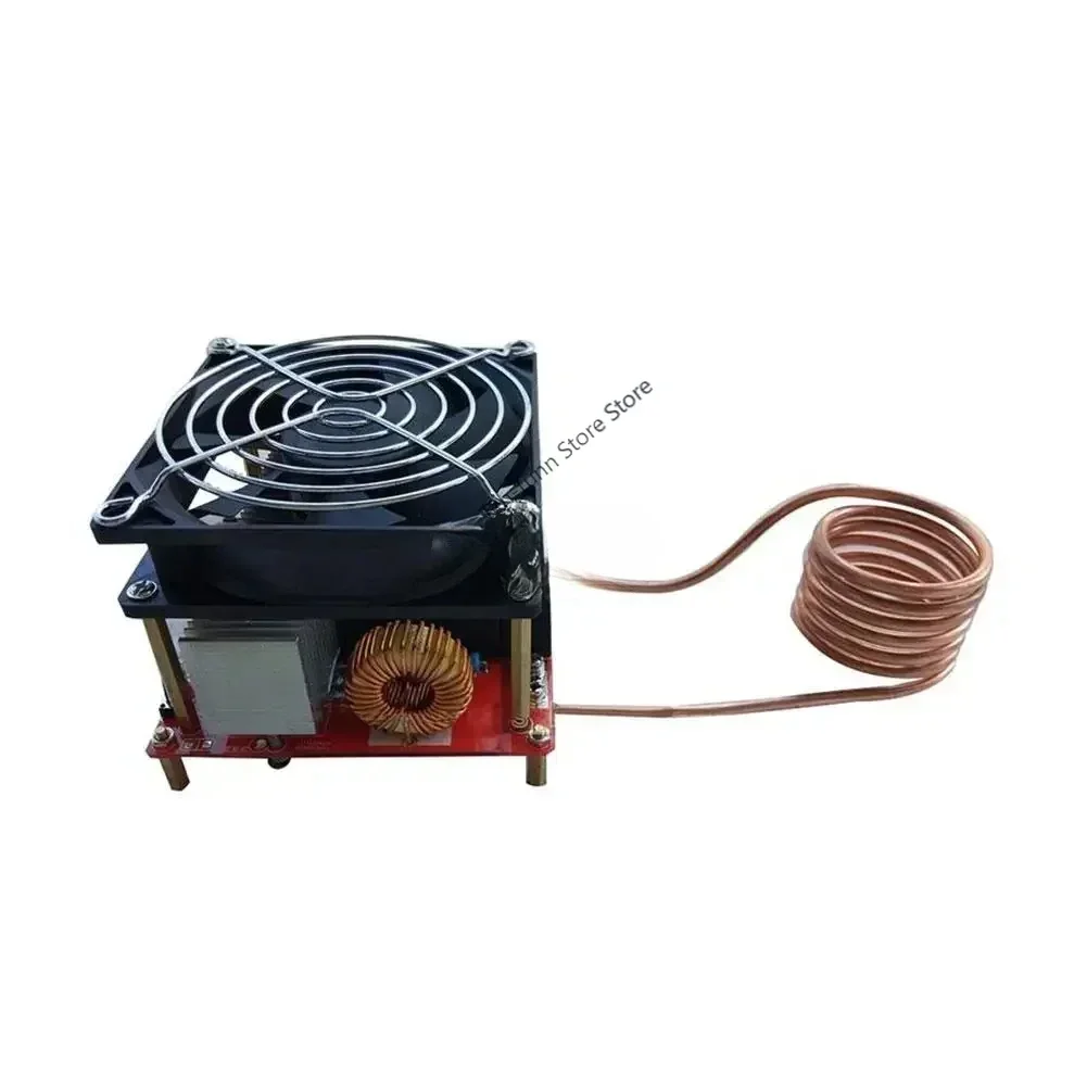 1000w ZVS Induction Heating Plate Board Kit Heater Cooker Coil Tube Diy Black And Red Heater Ignition