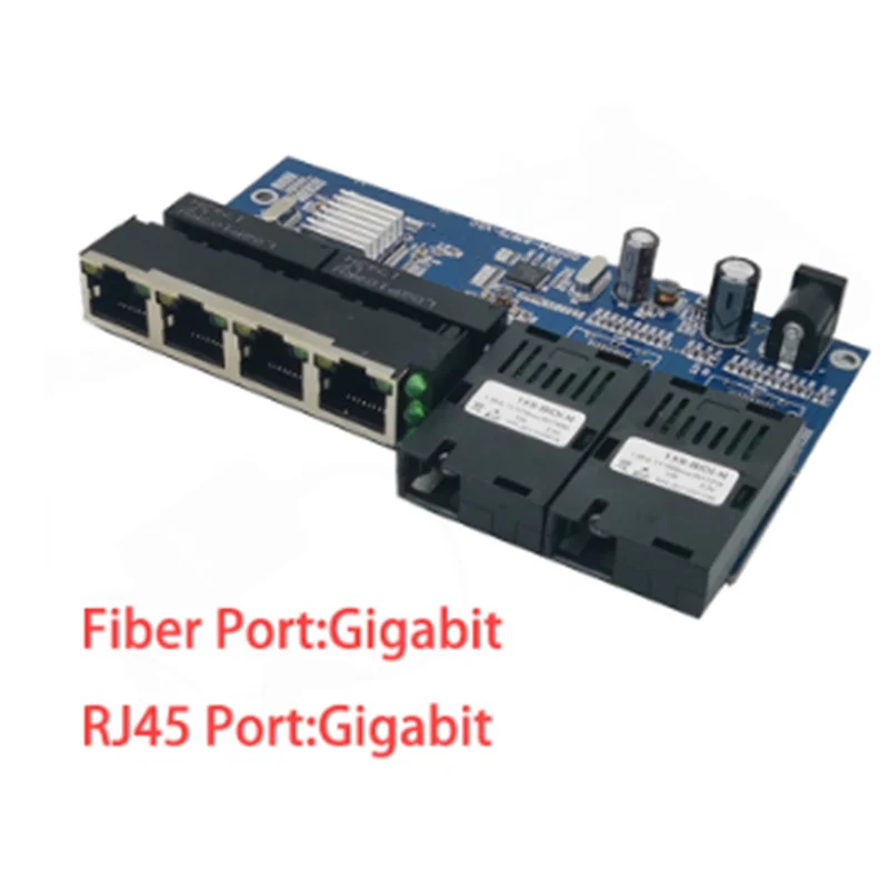 محول وسائط الألياف الضوئية محول SC محول الألياف البصرية محول الألياف البصرية جهاز الإرسال والاستقبال البصري سهل التركيب