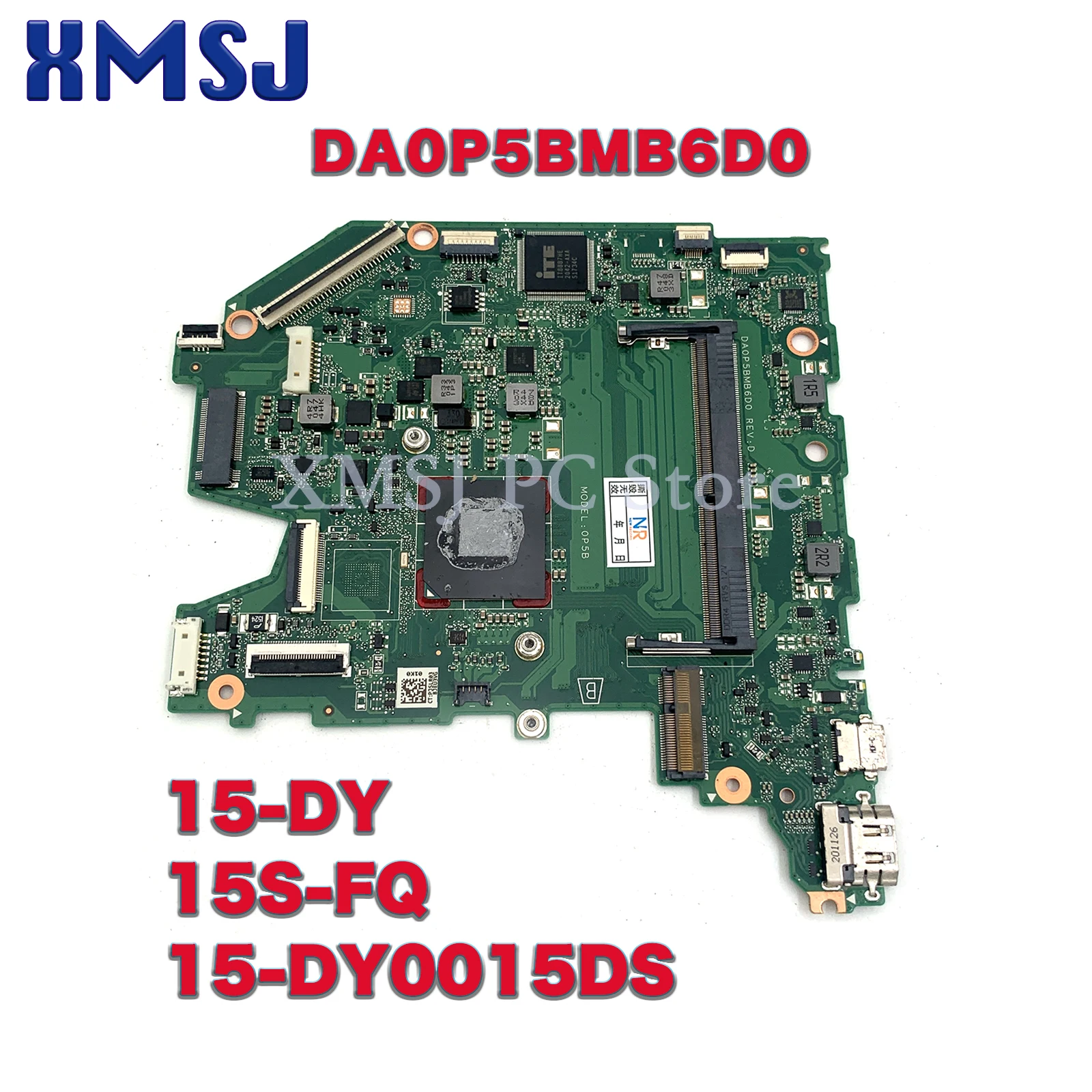 

Материнская плата для ноутбука HP 15-DY 15S-FQ 15-DY0015DS с процессором Intel N4000 DDR4 DA0P5BMB6D0, 100% протестированная материнская плата