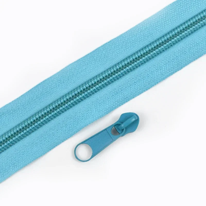 5/10/20M 3 # 5 # Regenbogen-Nylon-Reißverschlussband mit Reißverschlusszügen, Kleidungsdekoration, Reißverschlussrolle, Taschenverschluss, Reparaturset für Reißverschlüsse, Nähzubehör