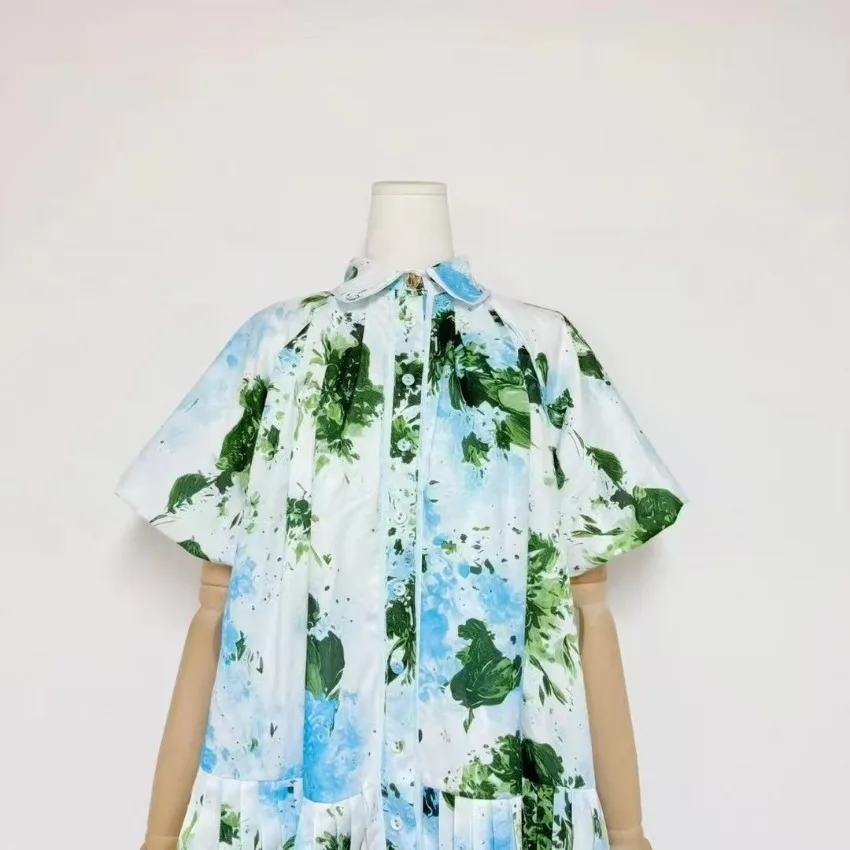 Abito a trapezio da vocazione con mini grembiule bianco Pablo Lavenders da donna autunnale di alta qualità