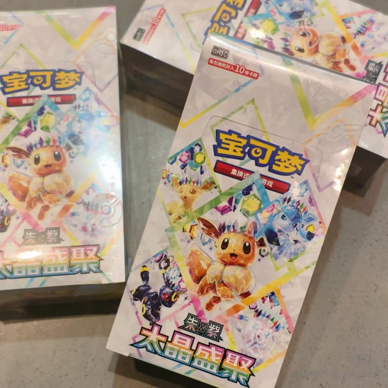 

Hot Sale Pokemon Scarlet&Violet Csv9.5c Terastal Gathering Simplified Chinese Version Booster Box Ptcg Card Official Genuine