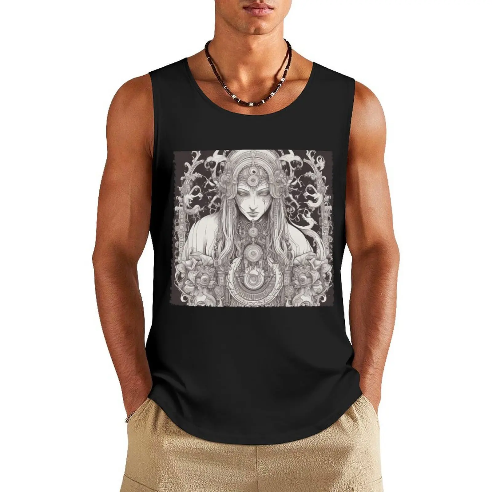 

DMT Tank Top fitness clothing for men t-shirts for men quick-drying t-shirt
