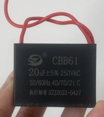Cbb61 Fan Starting Capacitor 250V 20UF centrifugal blower 250Vac
