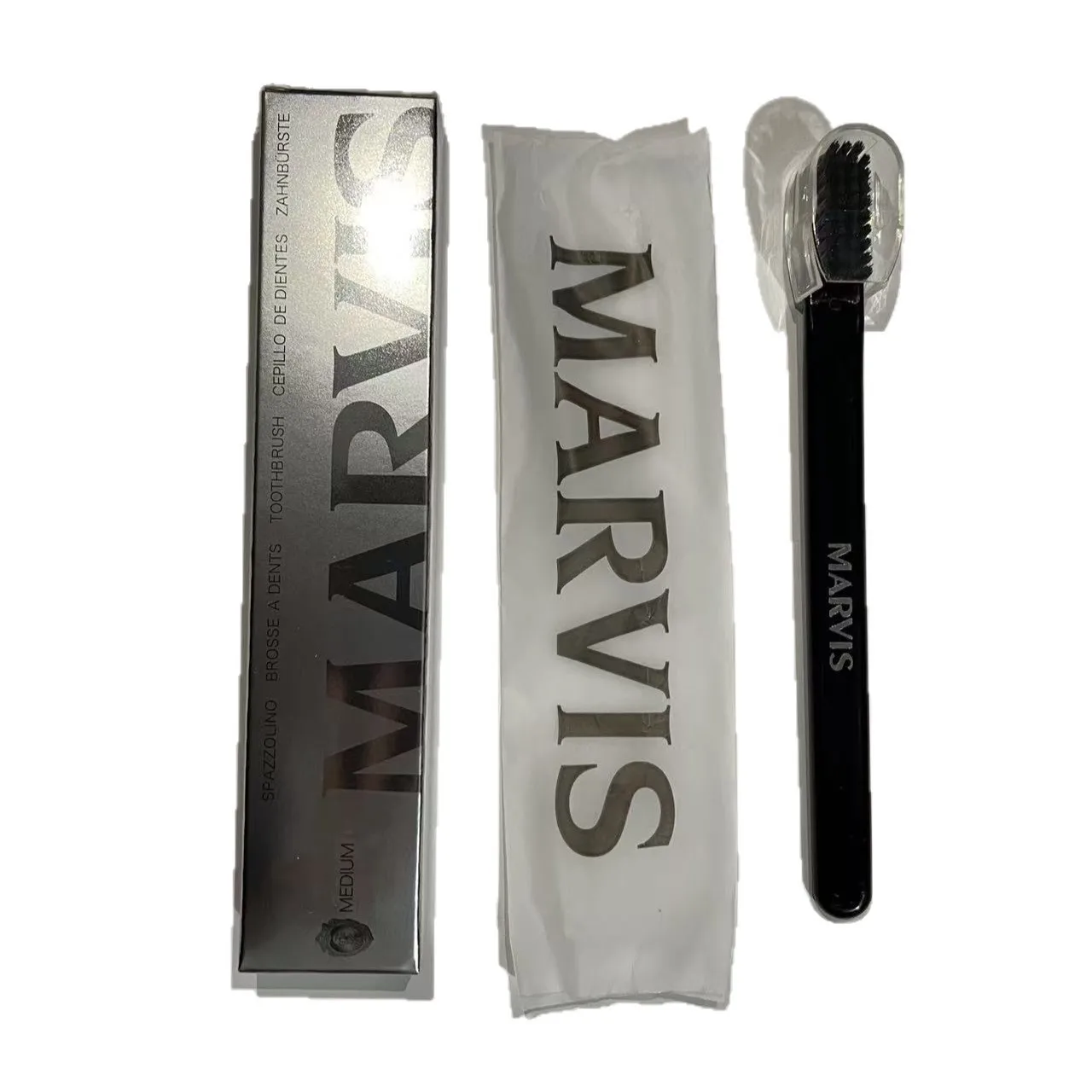 Brosse à dents ultra-fine et douce pour la santé des gencives, brosse à dents italienne Marvis, brosse à dents portable de voyage, outils d'hygiène buccale