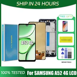 AMOLED / TFT Display For Samsung A52 4G A525F A525F/DS A525M A525M/DS LCD Display Touch Screen Digitizer Assembly Replacement