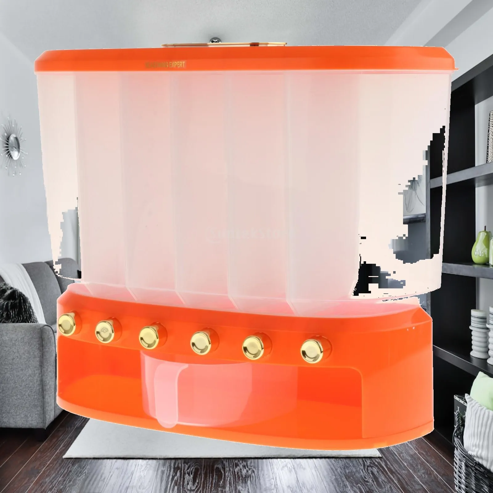 Rice Separate Bucket 6 Grids Food Storage Containers for Restaurant Dining