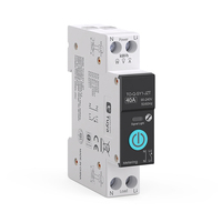 Smart WiFi Switch 10A for 1P+N DIN Rail with Detailed Energy Monitoring and Remote Control via Smartphone Apps