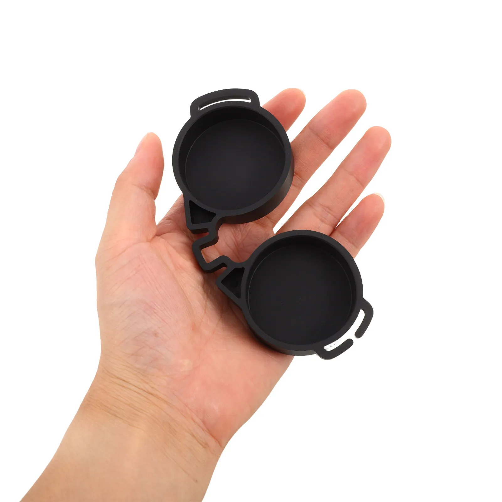 Telescope Eyepiece Dustproof Cover Black Rubber Protection Cap Dust Seal Lens Cover for Binocular 41Mm Od Astronomy Use