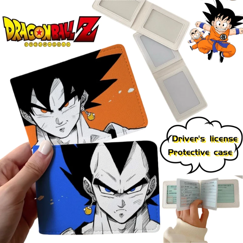 

Dragon Ball Son Goku Vegeta Bra Two-Dimensional Car Driver's License and Vehicle Registration Two-in-One Protective Cover Unisex