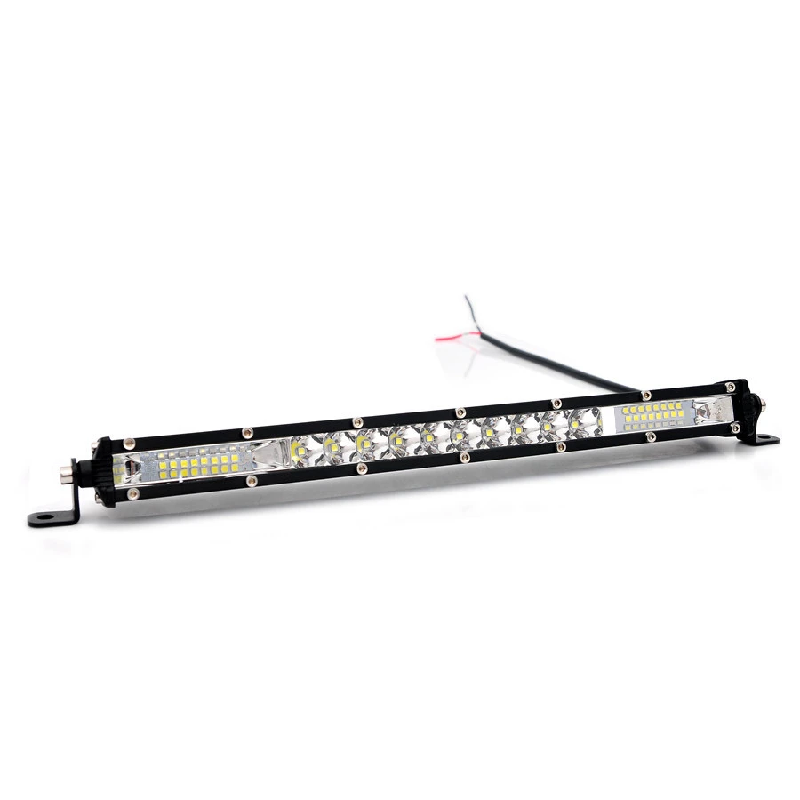 33CM 130W 13000LM 6500K 26LED Single Row super Slim Work Light Bar Spot Flood Combo 4x4 Offroad LED Light Bar For Trucks ATV