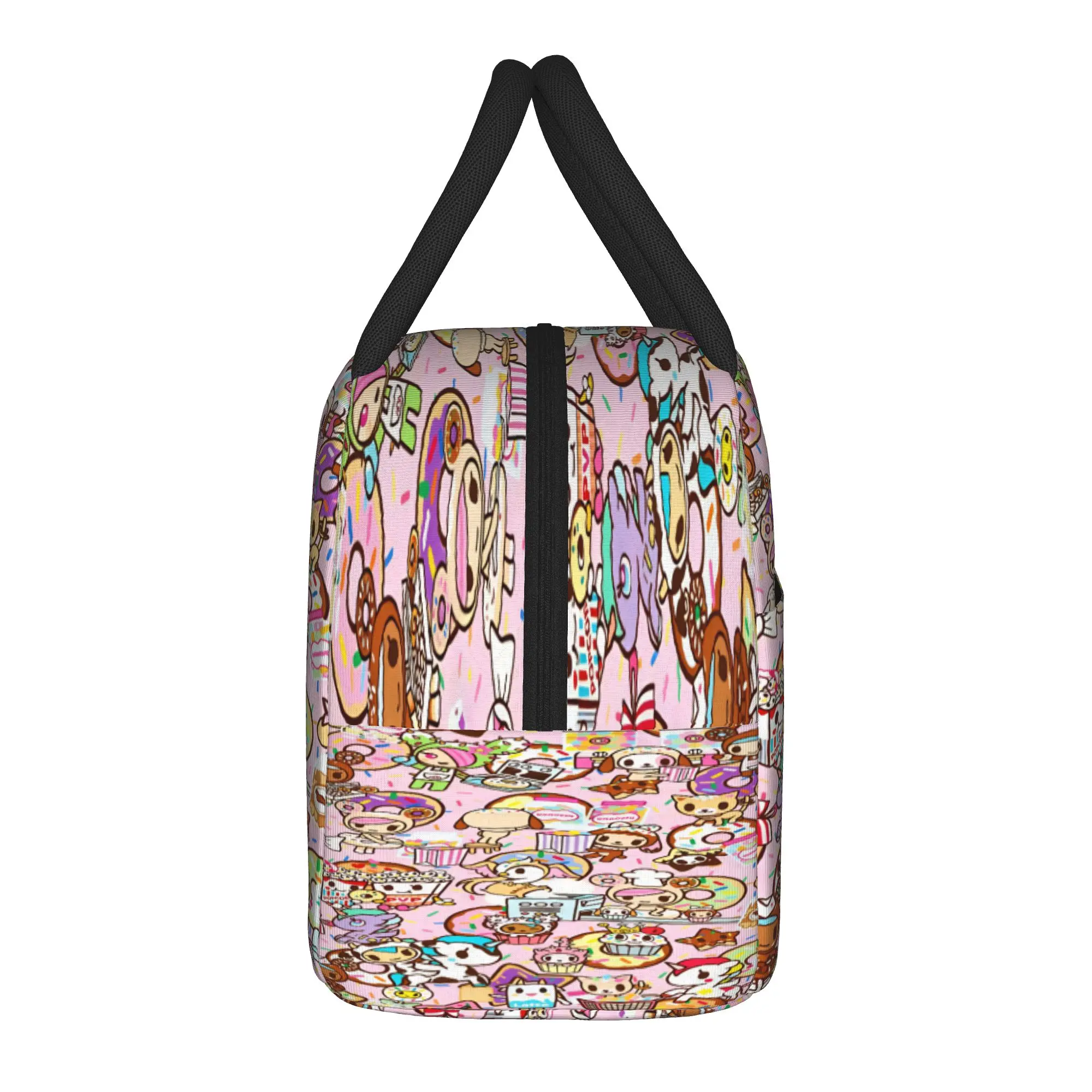 Tokidokii Lunch Bag  Portable Lunch Box Women Outdoor Picnic Graphic Design Cooler Bag Cute Waterproof Tote Food Bags
