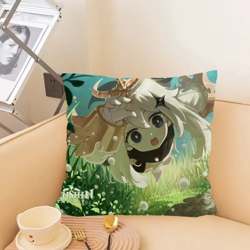 Cushion Cover Pillow Cover Cushions Cover G-genshin Impact-t Decorative Pillowcase Decor 40x40 Pillowcases for  45x45