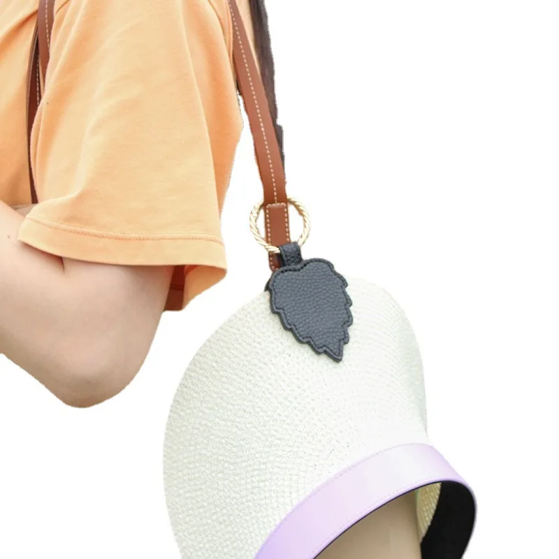 Fashionable Magnetic Hat Cap Clips Holder Outdoor Travel Essentials PU Leather For Travel during Holidays and Festivals Hat Clip