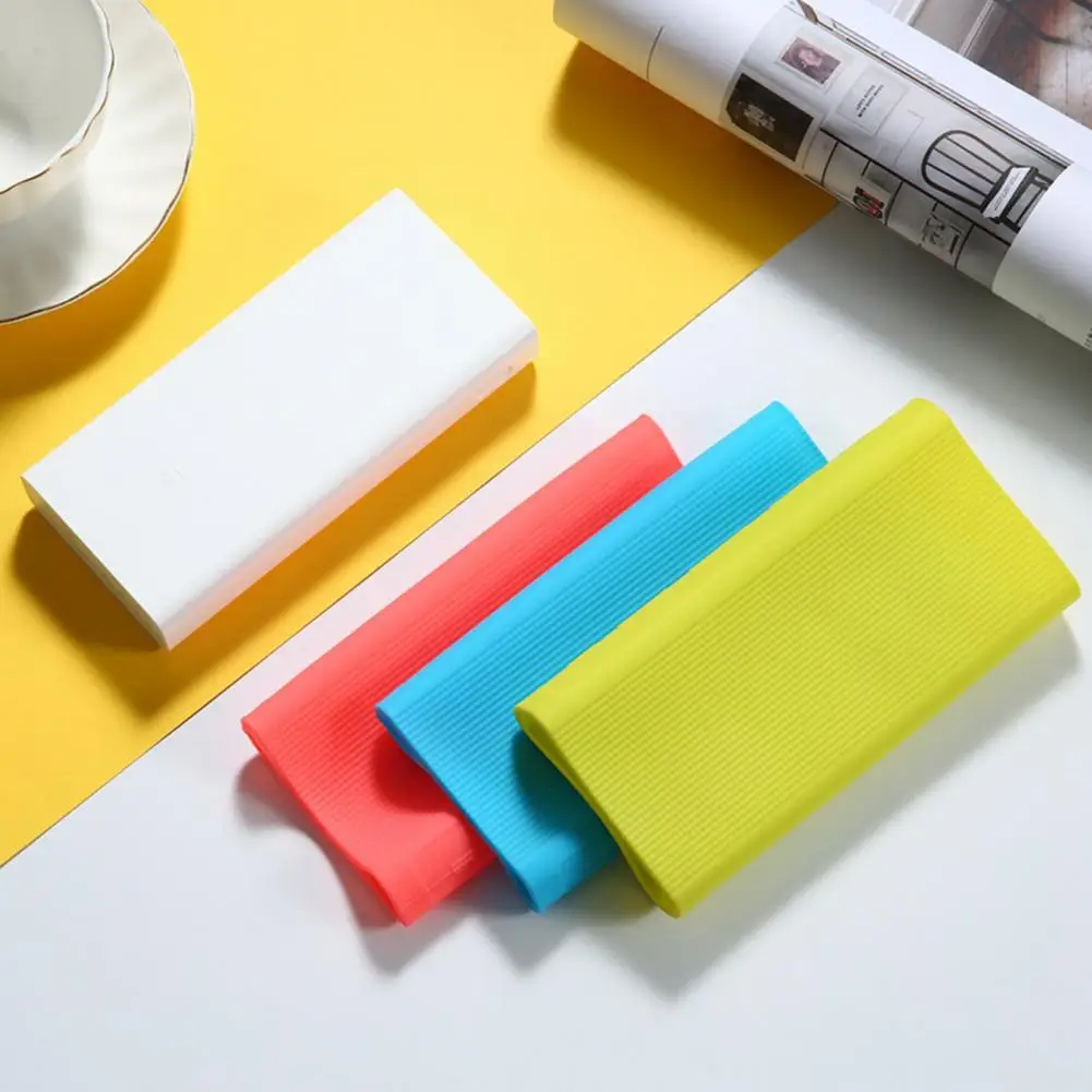 Silicone Cover Case Power Bank For 30000mAh External Battery Pack for Xiao mi