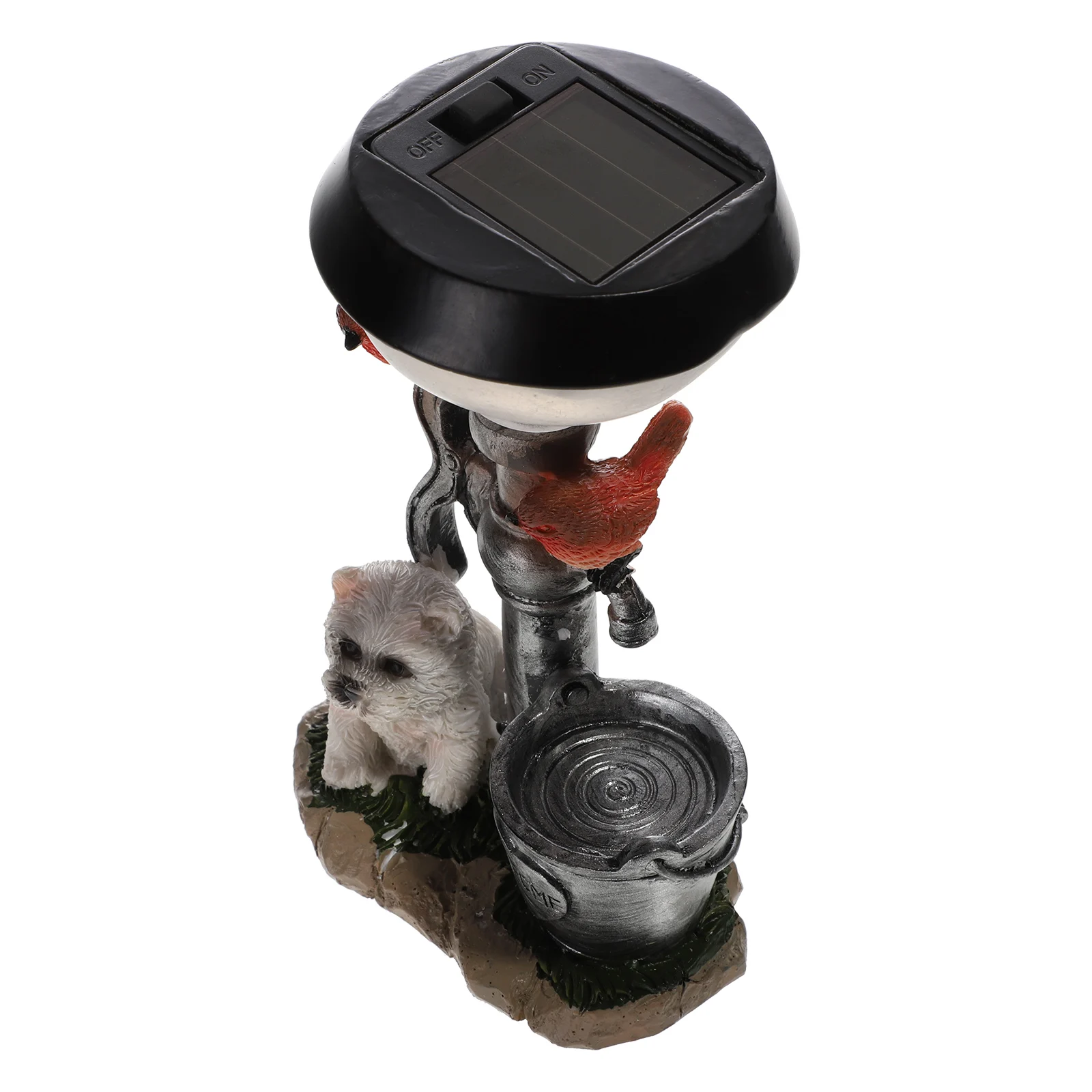 

1pc Solar Powered Garden Yard Lights Animal Design Resin Decorative Outdoor Lamp For Courtyard Party Decoration Solar Light