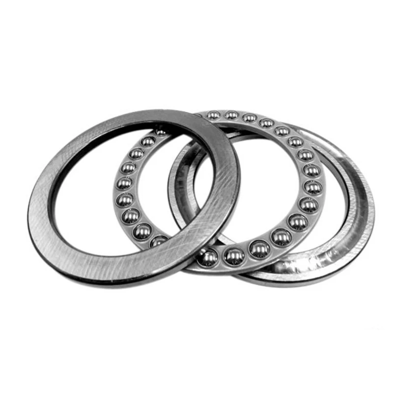 1Pcs Thrust Ball Bearings 51100 - S51107 Stainless Steel 3 Part Thrust Ball Bearing