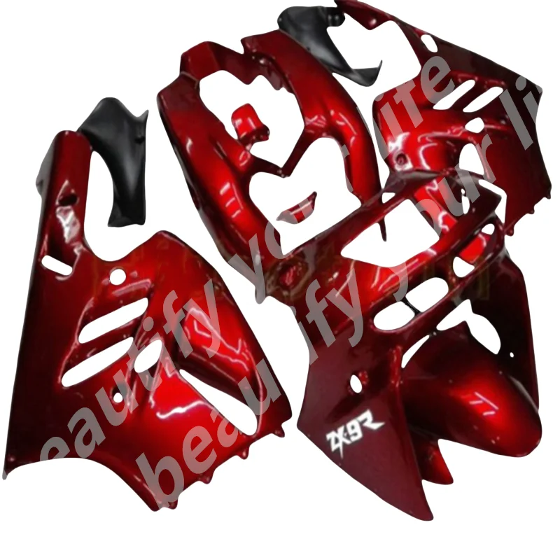 Motorcycle Fairings Kits For KAWASAKI Ninja ZX-9R 1994 1995 1996 1997 ZX9R ZX 9R 94 95 96 97 black red Bodywork Set