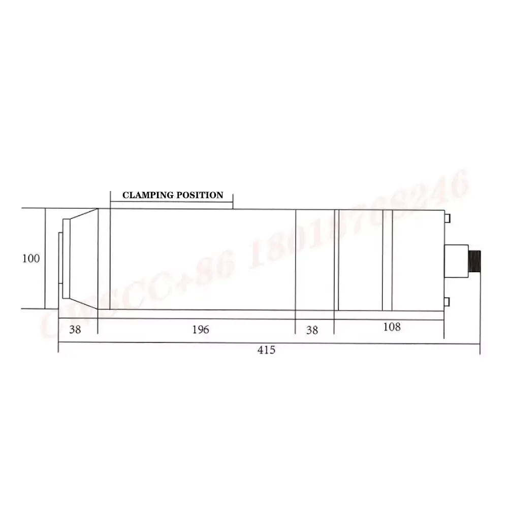 ATC CNC BT30 AC spindle motor four-pole automatic broach bt30 mold engraving 3.0kw/3.5kw high precision spindle motor