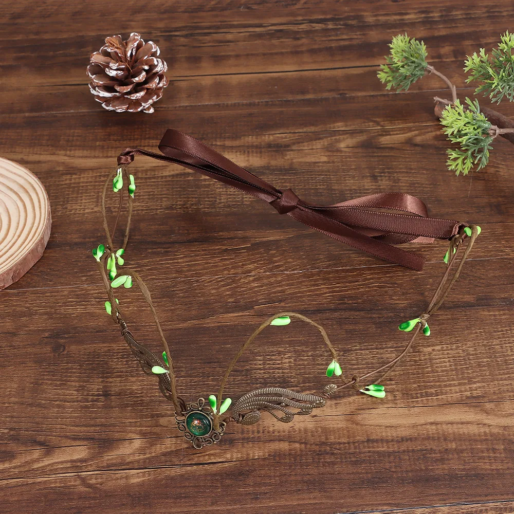 Neues Vine Design Elfenkrone Brautstil Hexe Thema Fee Diadema Kleid Accessoire Hochzeitsaccessoire Kopfschmuck