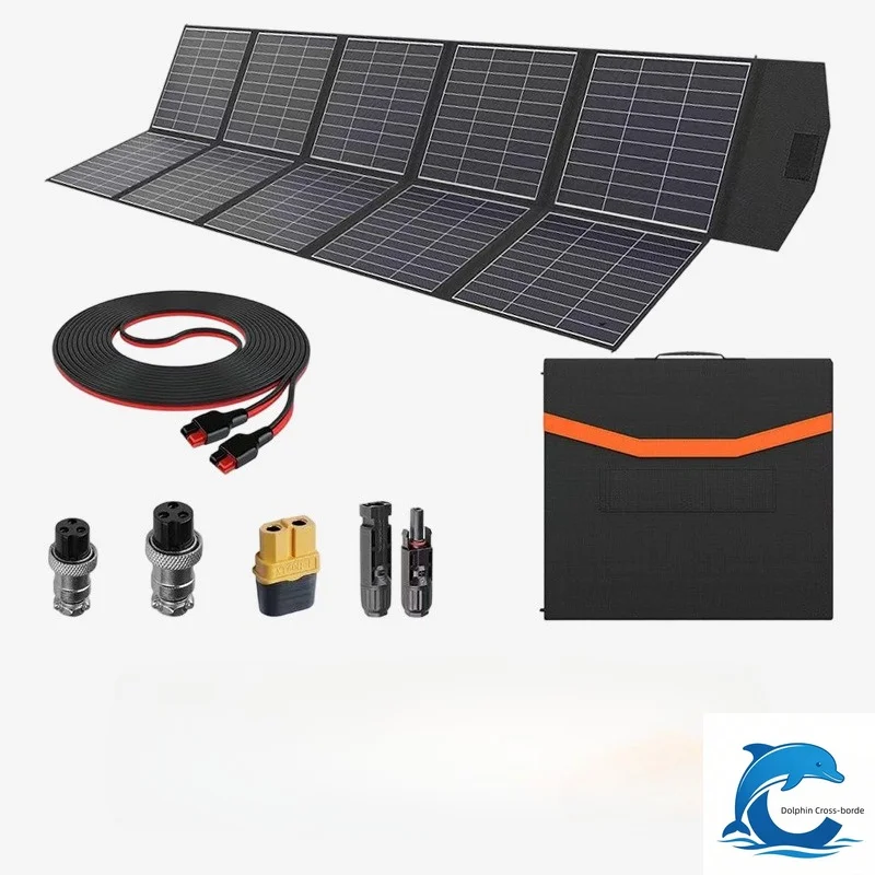Suitable for the new 500W lightweight portable solar folding bag and outdoor camping power supply